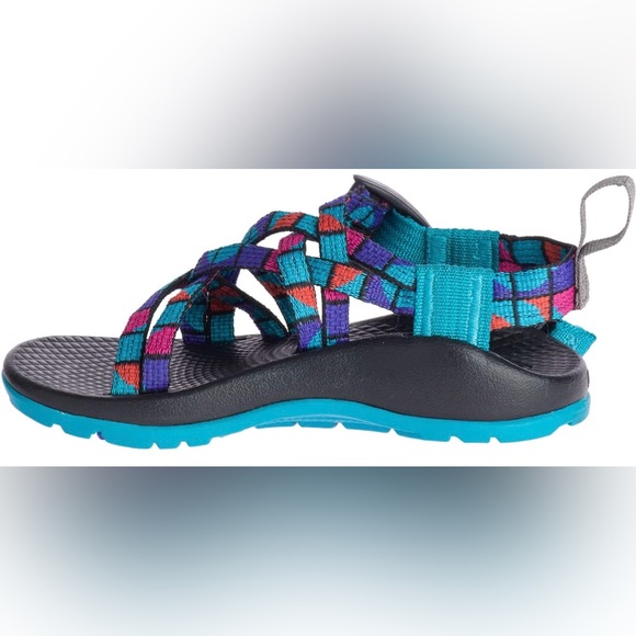 Chaco Unisex Kids ZX1 Ecotread J180264 Sport Sandals Break Teal Blue You… - Picture 7 of 14